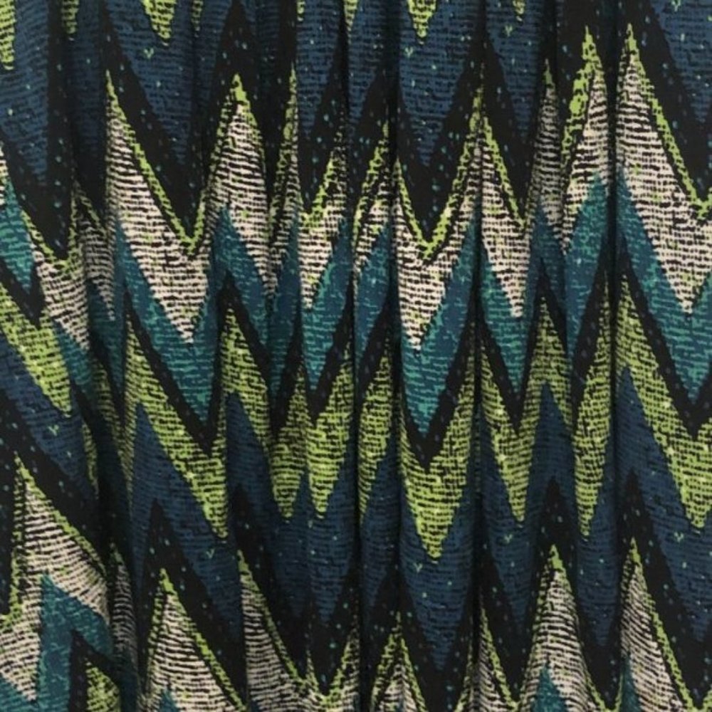 BCX High-Low Blue & Green Halter Tie Dress - Picture 4 of 6